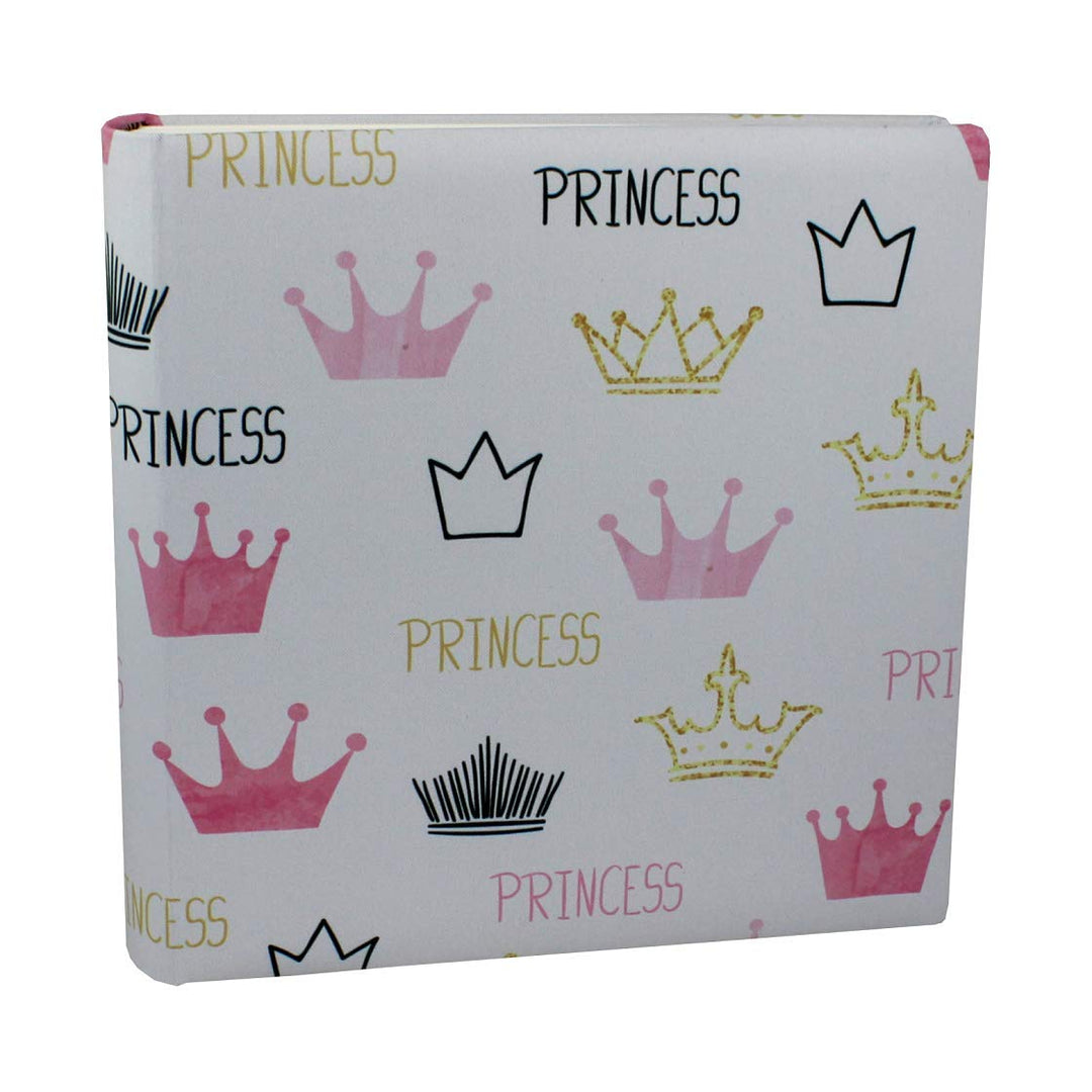 Fotoalbum Princess - Kinderalbum für Kinder geeignet - mit süssen Kronen für Prinzessinen