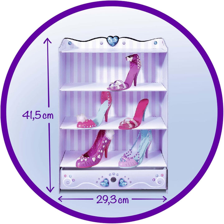 Ravensburger 18535 - Kinder-Bastelsets - I Love Shoes Maxi Princess - So Styly Italienisch/Deutsch/F