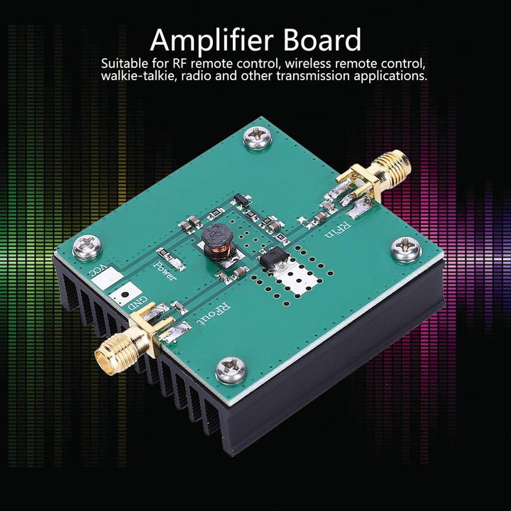 Oumefar Breitband-HF-Verstärker Leistungsverstärkermodul 433 MHz 5-W-Funkverstärkermodul Breitband-H