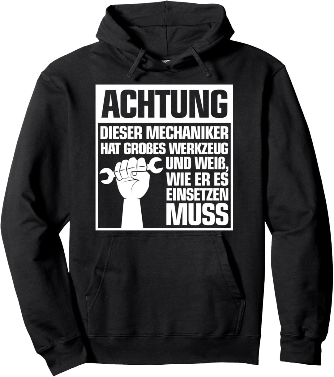 Hat grosses Werkzeug - Schrauber Kfz Mechaniker Pullover Hoodie