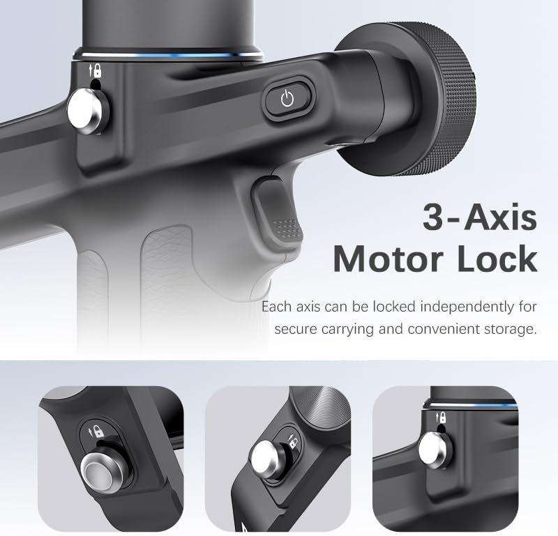 Feiyu [Offiziell] SCORP Mini-P Handy Gimbal, 3-Achsen-Stabilisator für Smartphone, VLOG-, YouTube- &