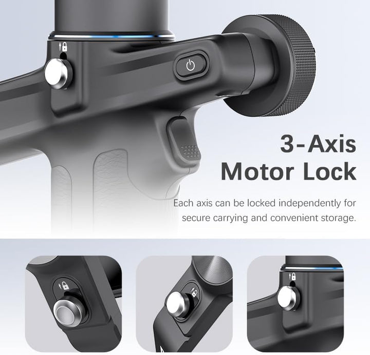 Feiyu [Offiziell] SCORP Mini-P Handy Gimbal, 3-Achsen-Stabilisator für Smartphone, VLOG-, YouTube- &