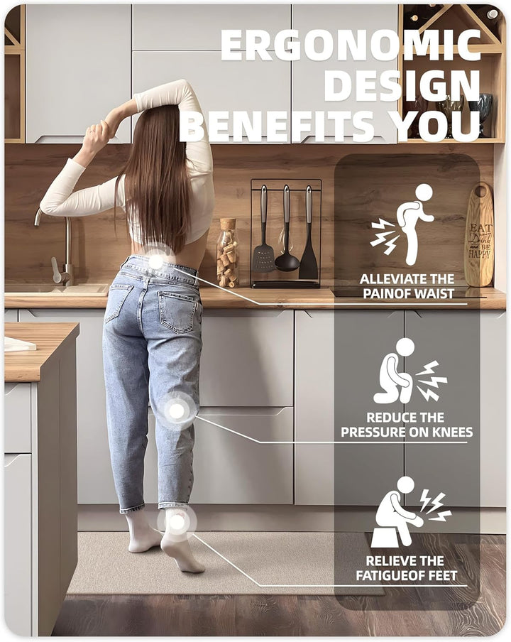 Color G 2 Stück Küchenläufer, Küchenteppich Waschbar Rutschfest, Teppich Läufer Küche, Teppich Küche