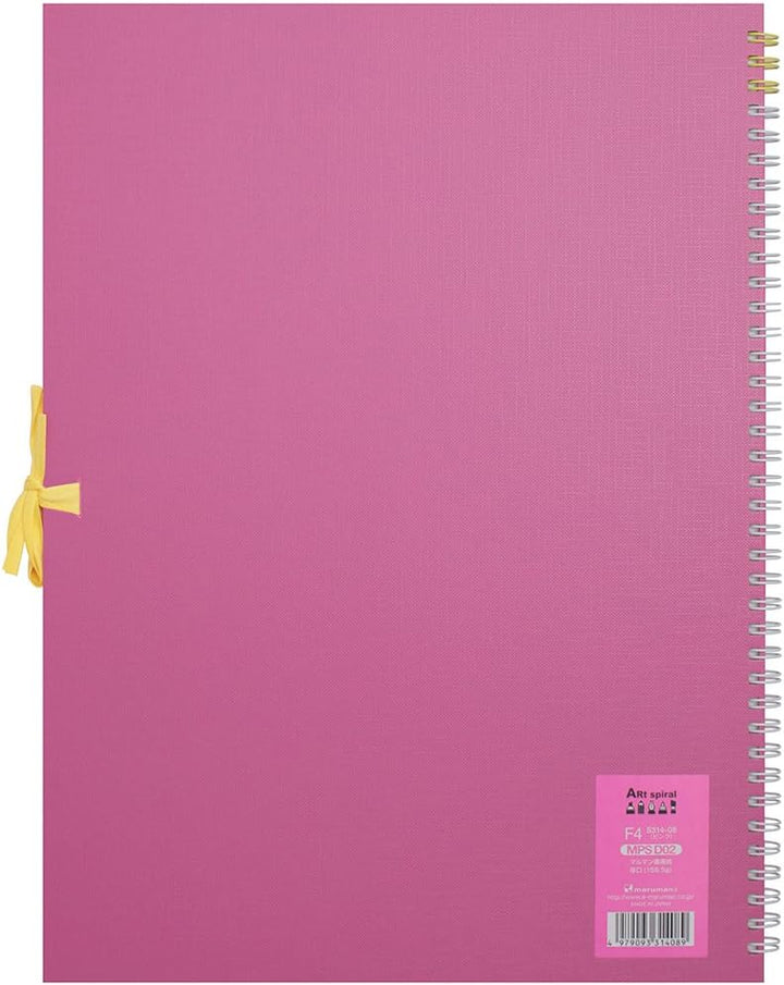 Art Spirale F4, Einband pink rose, rose