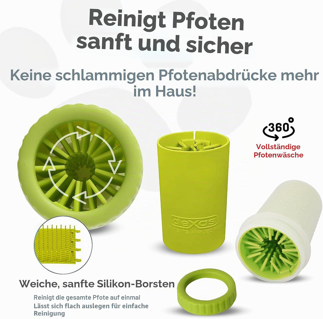 Dexas MudBuster PW700383 Hundepfotenreiniger, tragbar, klein, Grün, Small Grün Small, Grün Small