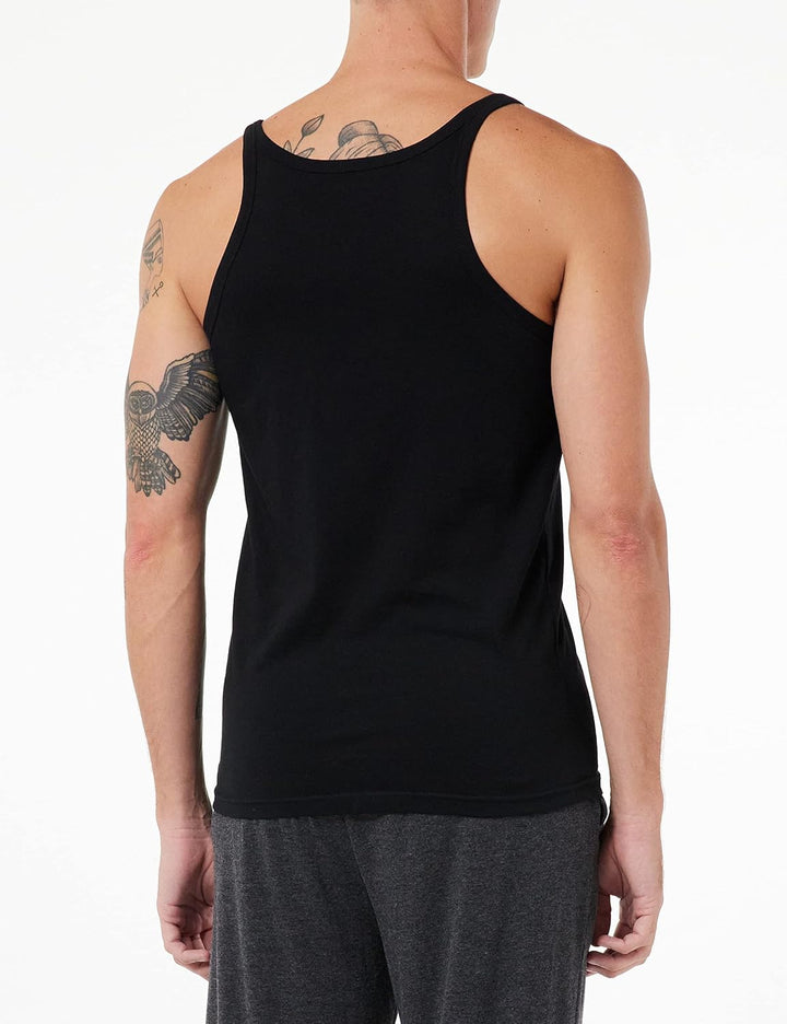 Emporio Armani Herren Schlafanzugoberteil (2er Pack), Schwarz, M S Black/Black, S Black/Black