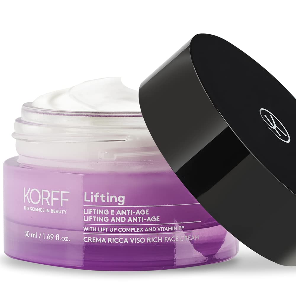 Korff Lifting Reiche Gesichtscreme, Lifting-Effekt mit Lift Up Complex und Vitamin PP, komfortable u