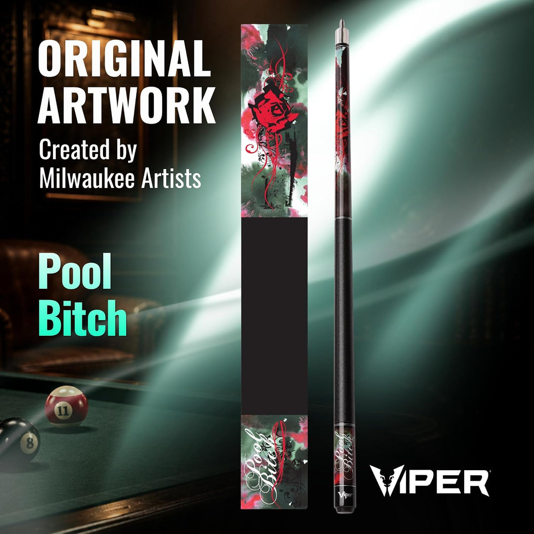 Viper Underground Billardqueue, 147,3 cm, 2-teilig 18-Ounce, 18-ounce