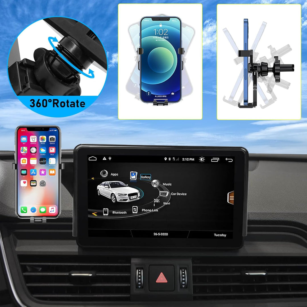 TTCR-II 7-inch Kompatibel mit Audi A4 B9 Q5 FY Handyhalterung, Brauch Passt Basis für A4 B9(2017-201