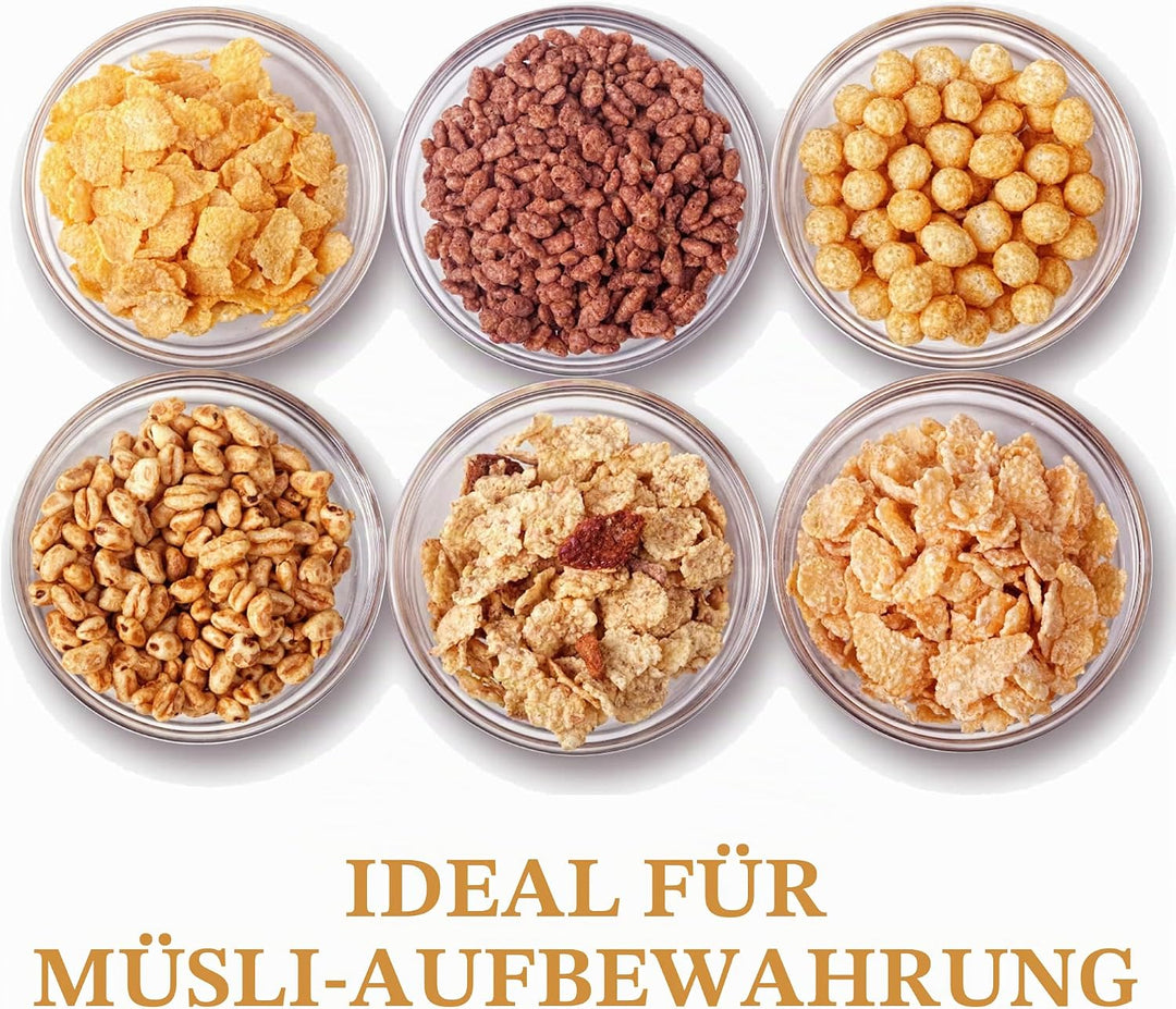 Vorratsdosen Aufbewahrungsbox Küche Vorratsbehälter Aufbewahrung: 7 Stück Luftdichte Pasta Behälter