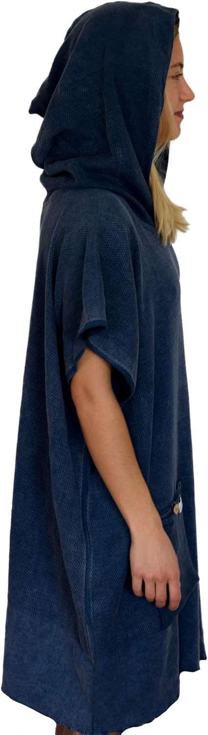 Badeponcho - Surfponcho Made in Germany - Unisex - Bequem & weich - Verschiedene Grössen für die per