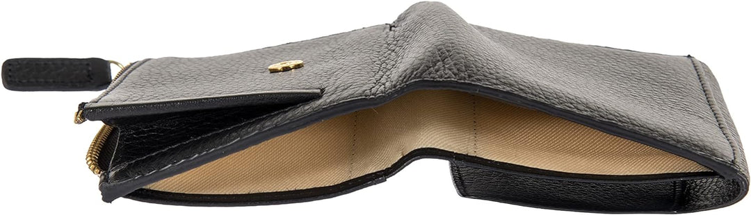 Bric's Marmolada Kompaktes Damen-Portemonnaie aus Leder mit RFID-Schutz, Geldscheinfach, 10 Kartenfä