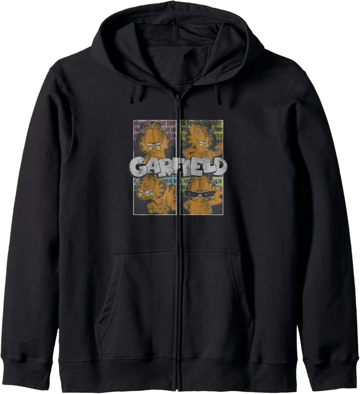 Garfield Many Garfield Moods 4 Grid Kapuzenjacke