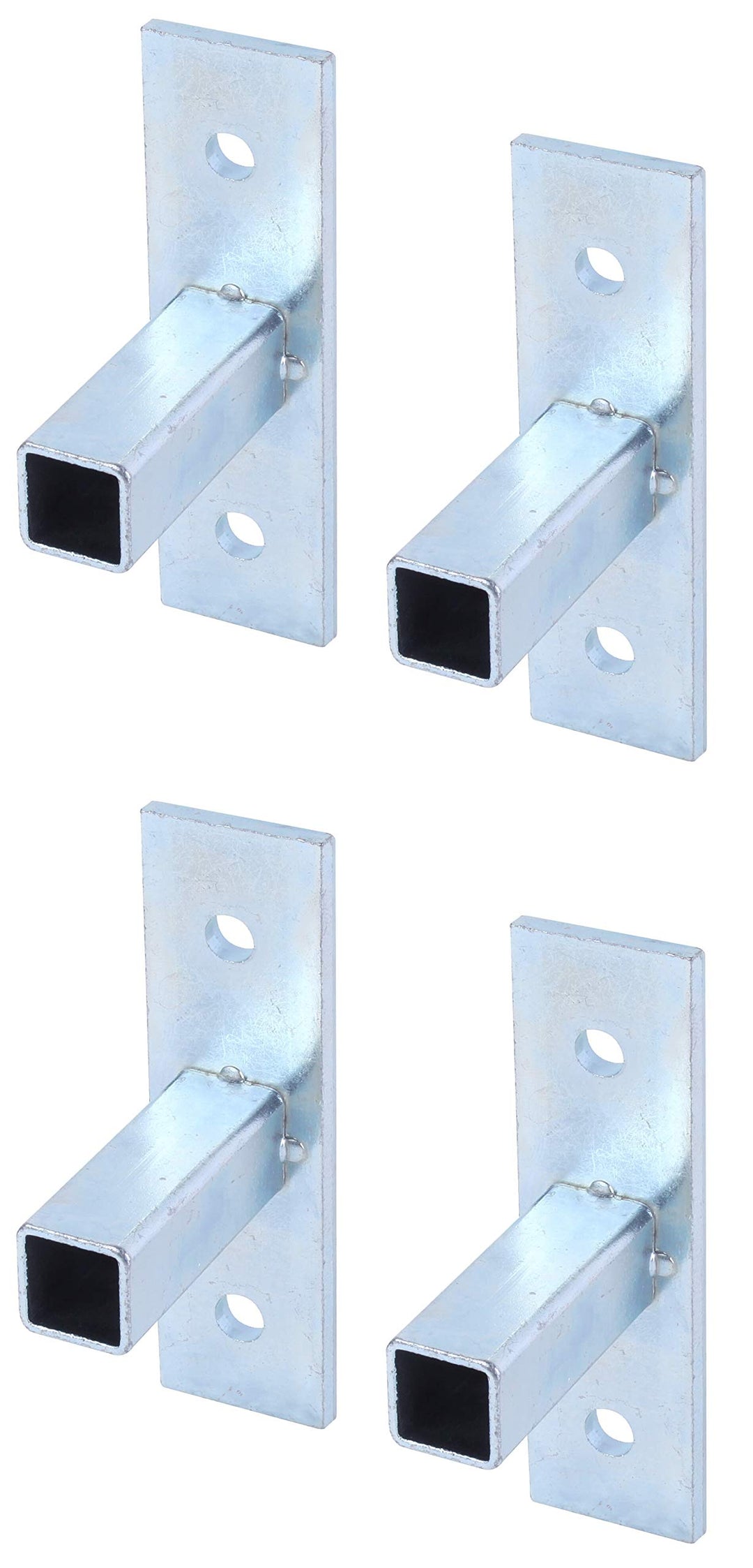 Alberts 554200 Befestigungs-Set | für Zaunfelder Secofix | galvanisch verzinkt | 4er Set