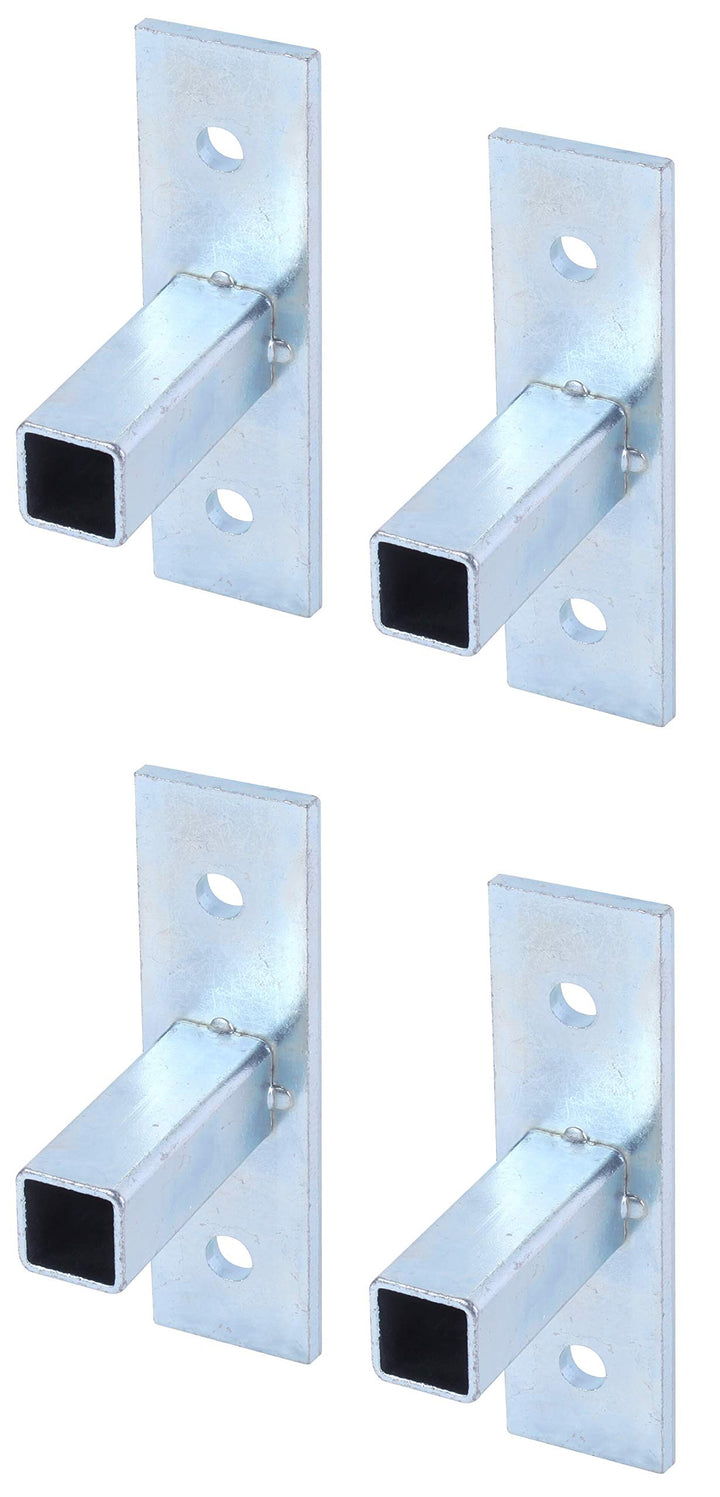 Alberts 554200 Befestigungs-Set | für Zaunfelder Secofix | galvanisch verzinkt | 4er Set