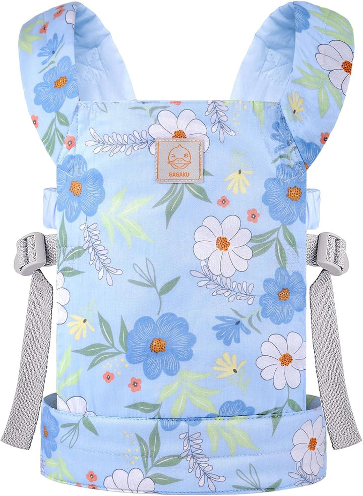 GAGAKU Puppentrage ab 3 Jahre Kinder, Babytrage Puppen Bauchtrage Puppenzubehör Tragesitz mit Verste