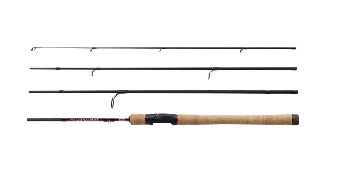 Abu Garcia Diplomat V2 Reise-Angelrute (mittel-leicht, 2,74 m-170 g)