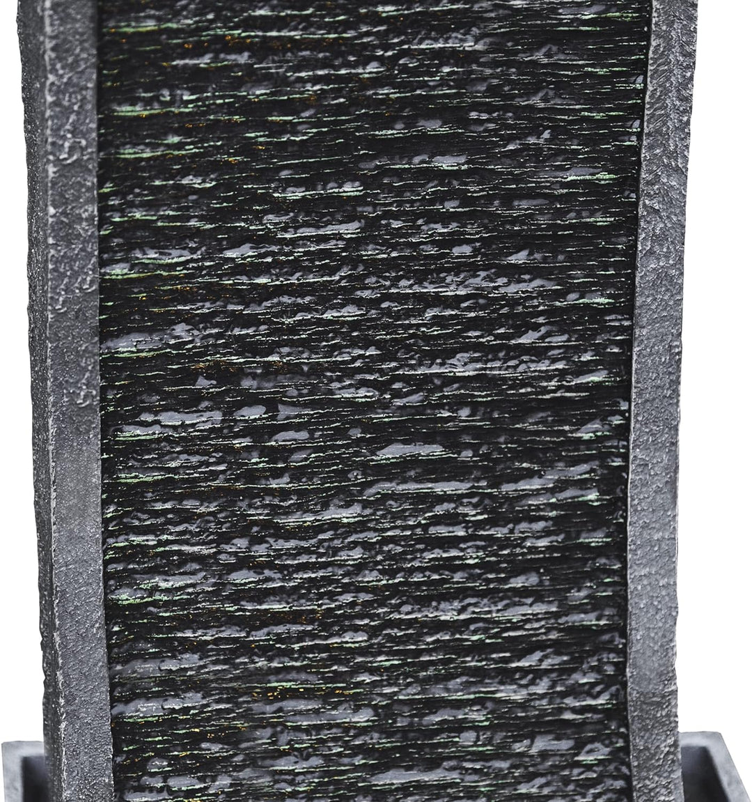 Peaktop - Garten Terrasse Stein 38-Zoll-Brunnen mit gebogen Wasserfall