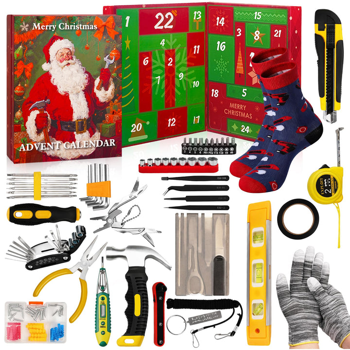 LUMYCE Werkzeug Adventskalender 2025 Männer: Adventskalender Männer Weihnachtskalender 2025 Jungen T