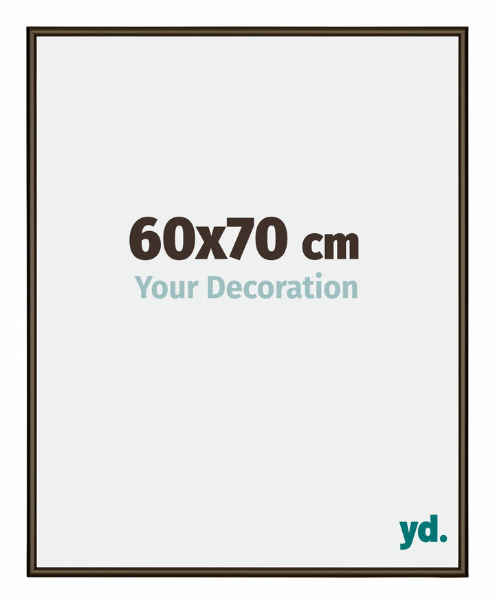 yd. Your Decoration - Bilderrahmen 60x70 cm - Bilderrahmen aus Aluminium mit Acrylglas - Antireflex