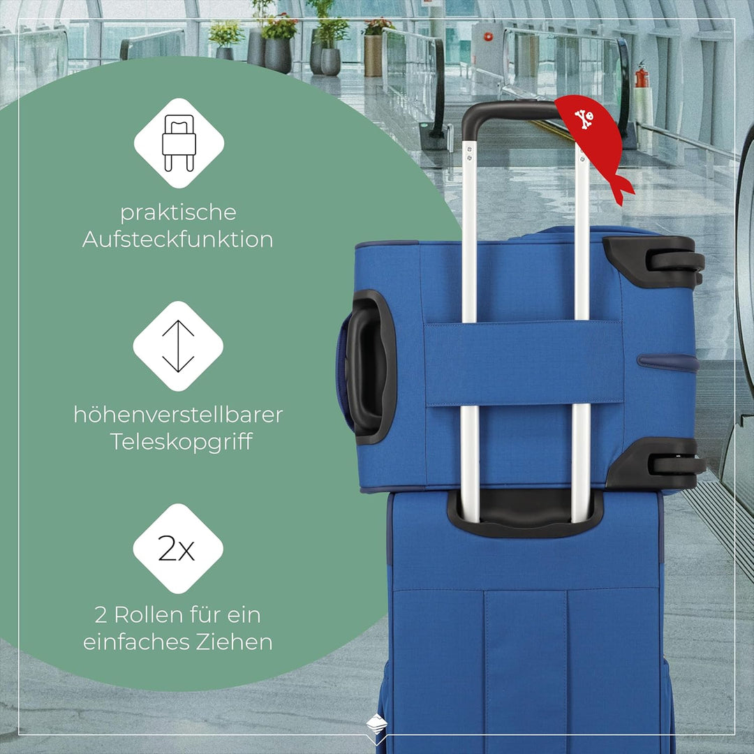 Travelite Kinderkoffer mit 2 Rollen für Mini-Weltentdecker, Handgepäck Kindertrolley MINIMOVER aus r