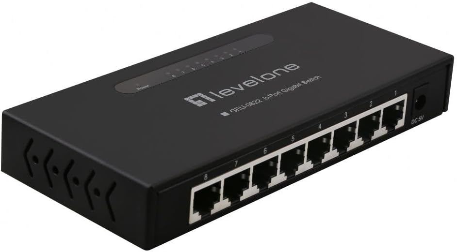 Level One GEU-0822 8-Port Gigabit Ethernet Switch