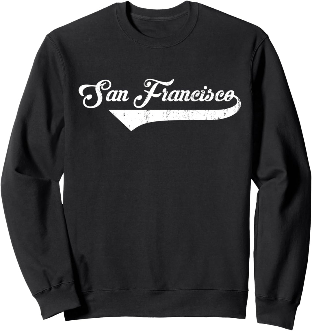 San Francisco Stadt CaliforniaVintage Retro Style design Sweatshirt