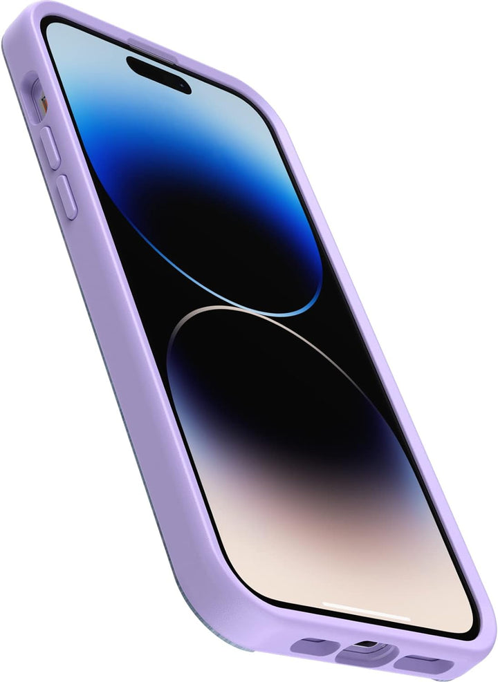 OtterBox Symmetry Series + Schutzhülle für iPhone 14 Pro Max – Petrichor Mist, ultradünn, rastet auf