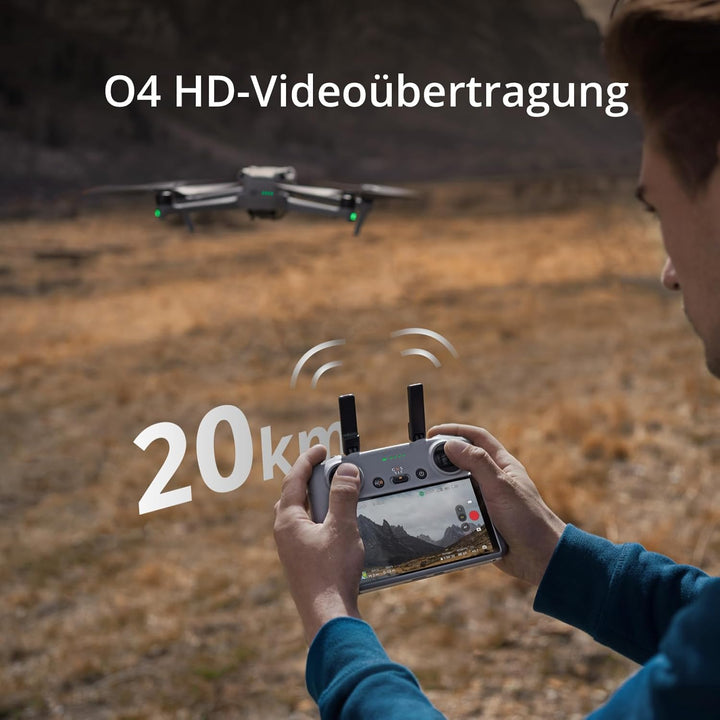 DJI RC 2, 20 km O4-Übertragung, 5,5-Zoll Full-HD-Bildschirm, Smart-Fernsteuerung für Drohnen Standar