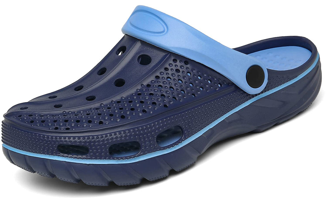 INMINPIN Clogs Herren Pantoletten Sommer Hausschuhe Damen rutschfest Atmungsaktiv Strand Sandalen Ga