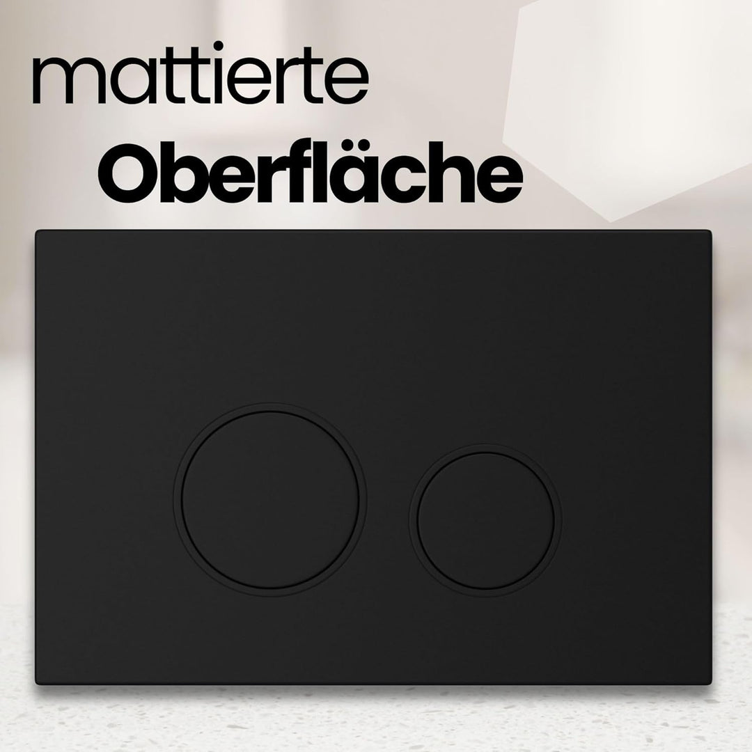 MYLAVABO Drückerplatte WC Betätigungsplatte passend für Geberit Sigma Vorwandelement für Geberit Spü