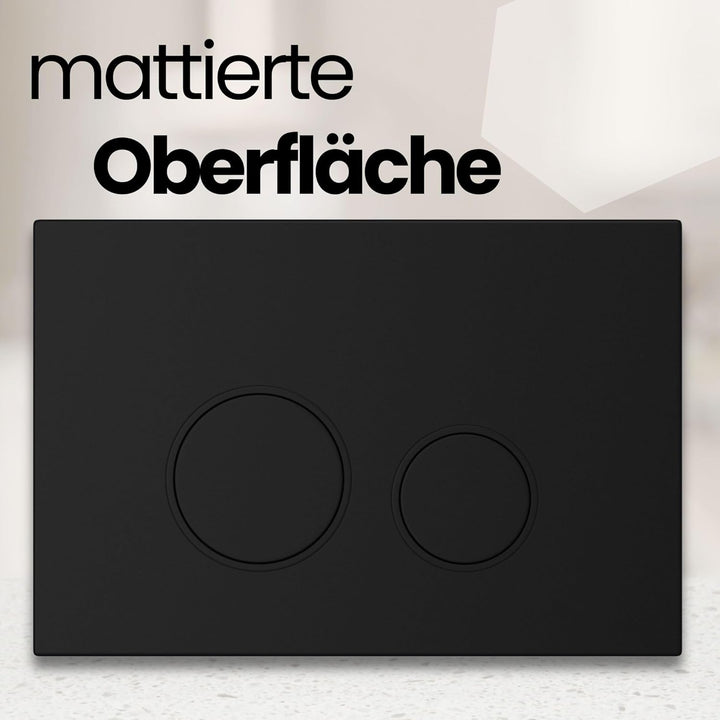 MYLAVABO Drückerplatte WC Betätigungsplatte passend für Geberit Sigma Vorwandelement für Geberit Spü
