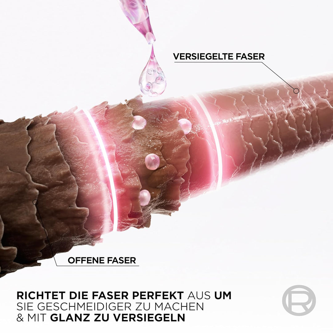 L'Oréal Paris Elvital Glycolic Gloss Bundle mit Shampoo, Spülung, 5 Minuten Haar-Laminierung für gla