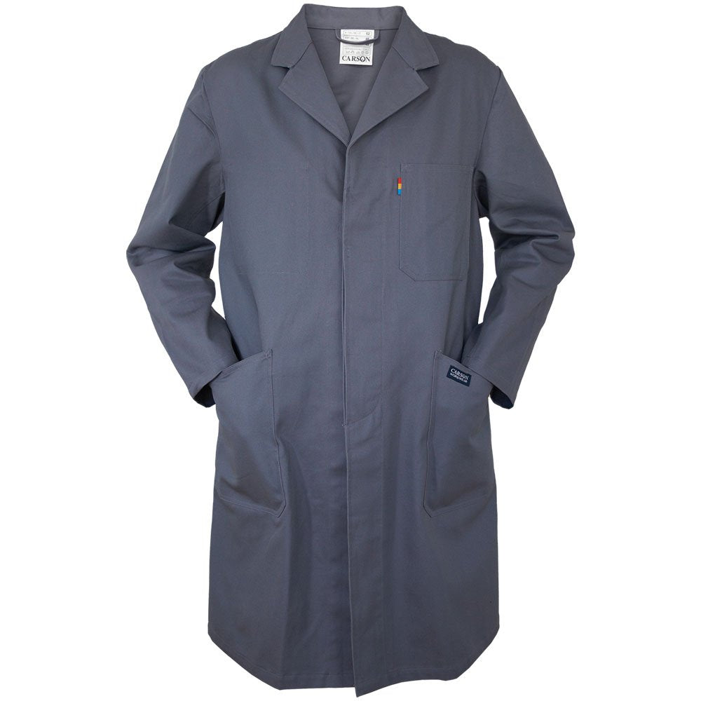 Carson Classic Workwear Carson Arbeitsmantel aus Reiner Baumwolle, 1 Stück, 52, grau, KTH741,GR, Gra