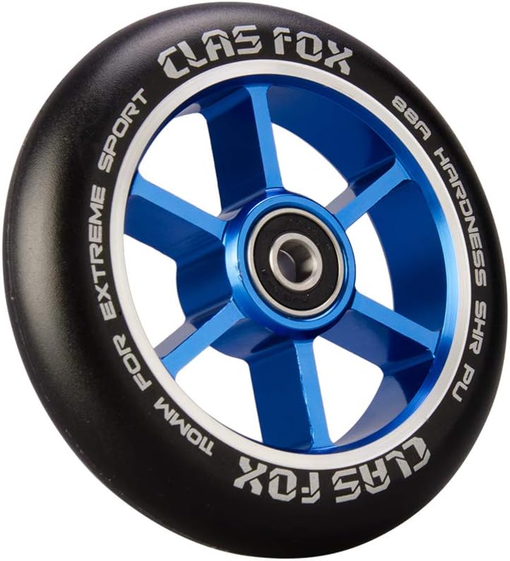 Pro Stunt Scooter Rollen Roller Räder 110mm EIN Paar mit ABEC-9 Kugellager CNC Metallker (2 stücke)