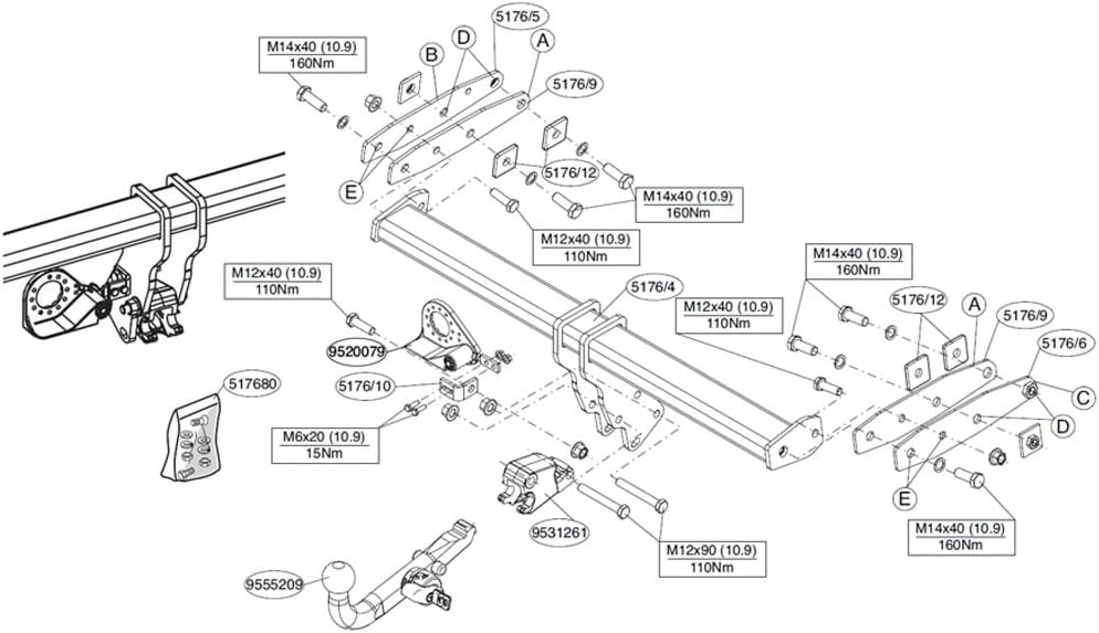 Thule Brink 517600 Anhängerkupplungen