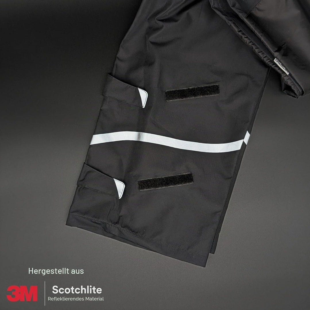 Salzmann 3M wasserdichte Regenhose - Reflektierende, leichte Wanderhose - Hergestellt mit 3M Scotchl