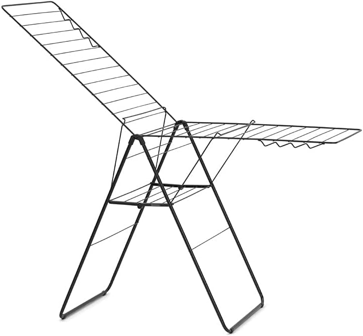 Brabantia HangOn 25m Trockengestell, Matt Black 25m without Rod Matt Black, 25m without Rod Matt Bla