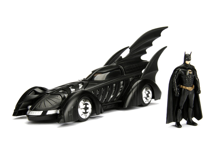 Modellbausatz Batmobile-Batman Forever 22 cm Massstab 1/24 mit Abbildung von Batman – 100% Original