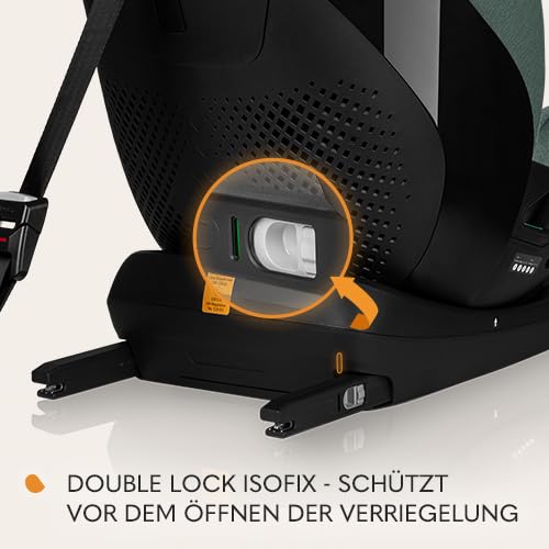 LIONELO LAVENDER I-SIZE Kinderautositz von 76 bis 150 cm konform mit R129 i-Size Standard, ISOFIX Mo