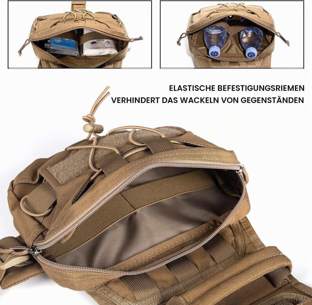 EXCELLENT ELITE SPANKER Dog Pack Hound Hundesatteltasche Rucksack für Reisen Camping Wandern mittler