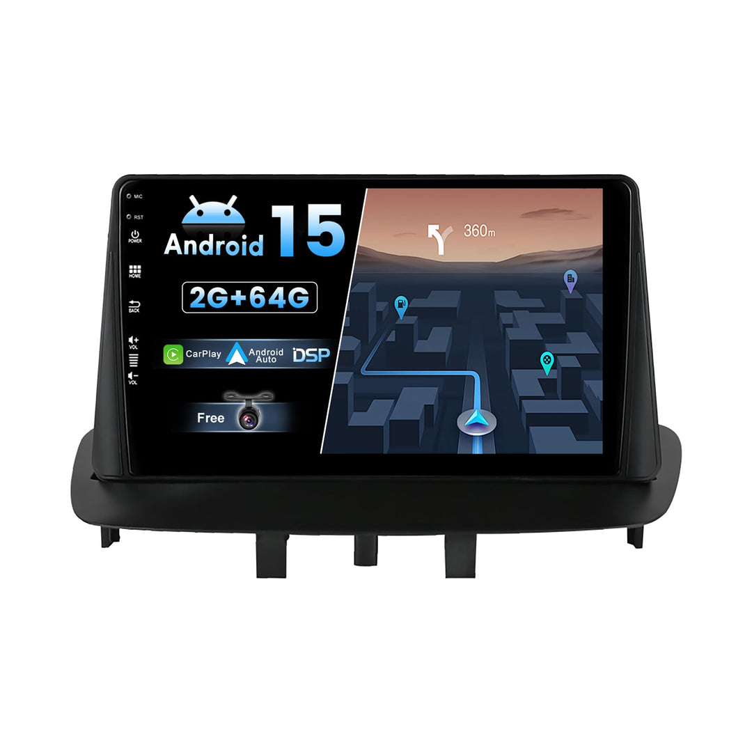 JOYX Android 15 Autoradio Passt für Renault Megane 3 (2008-2014)- Kabellos Carplay + Android Auto -