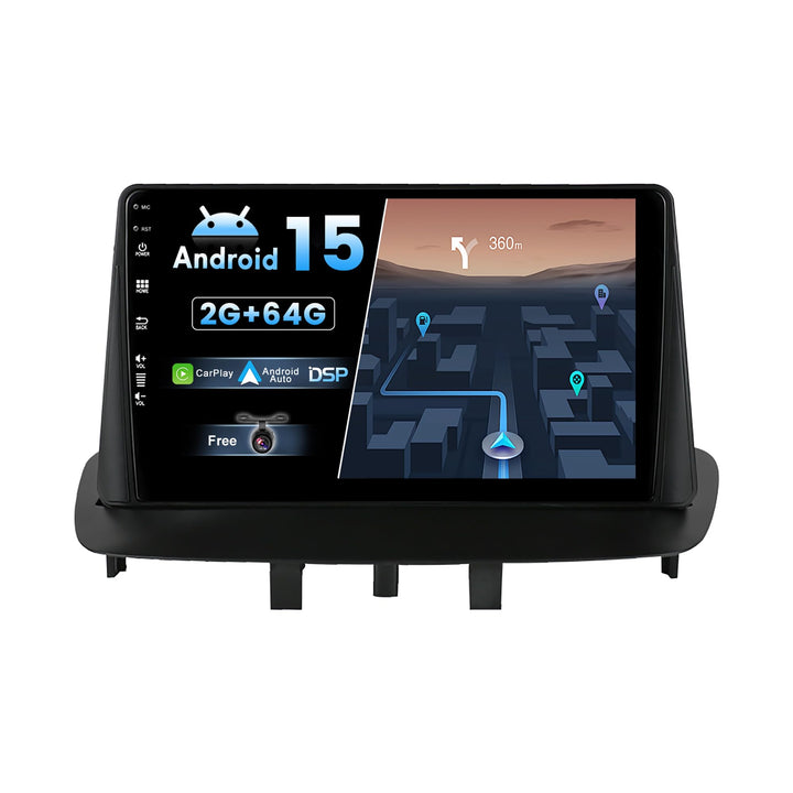 JOYX Android 15 Autoradio Passt für Renault Megane 3 (2008-2014)- Kabellos Carplay + Android Auto -