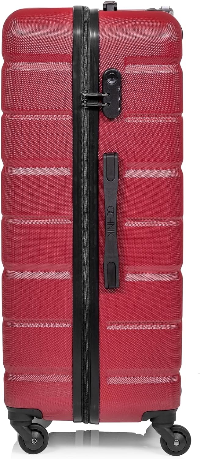 OCHNIK Grosser Koffer | Hartschalenkoffer | Farbe: Rot | 76x49x29 cm | Grösse: L | Reise-Koffer mit