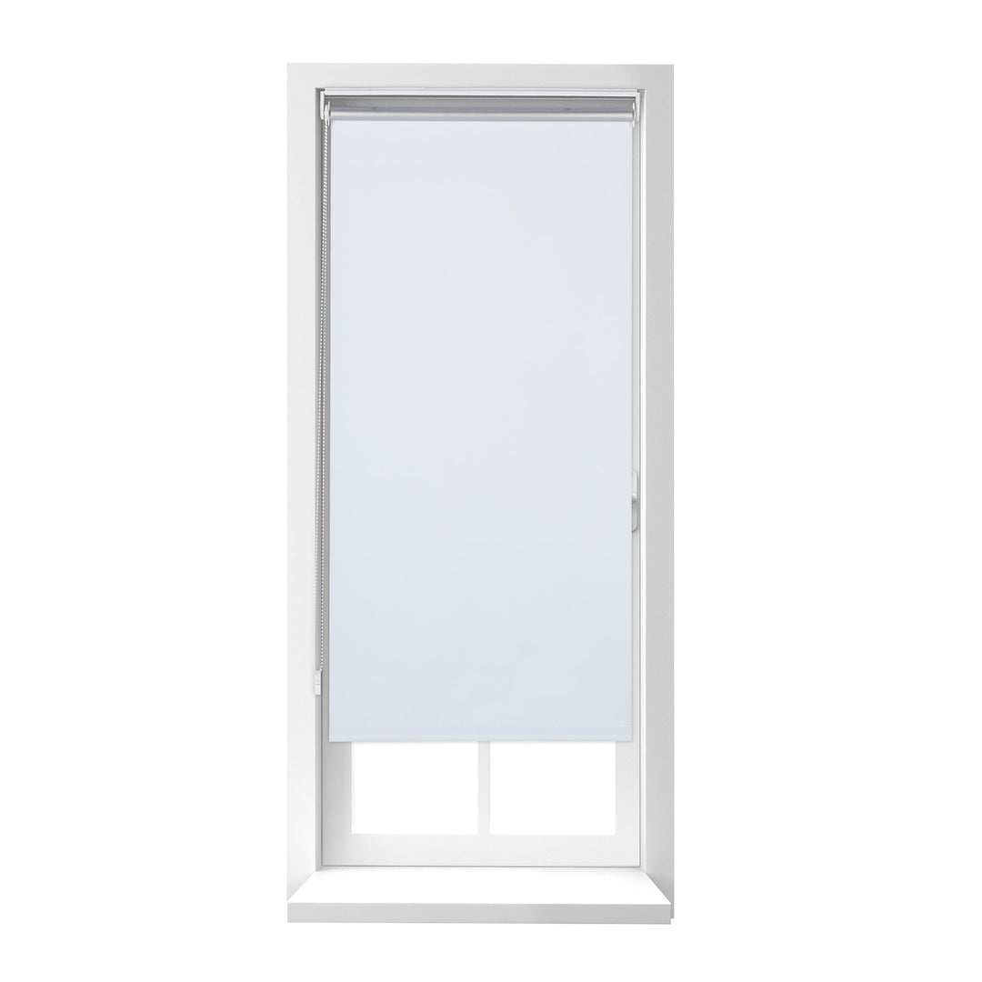 Relaxdays Thermorollo, ohne Bohren, Klemmfix, Kettenzug, 70x220 cm, Stoffbreite 66 cm, blickdichtes