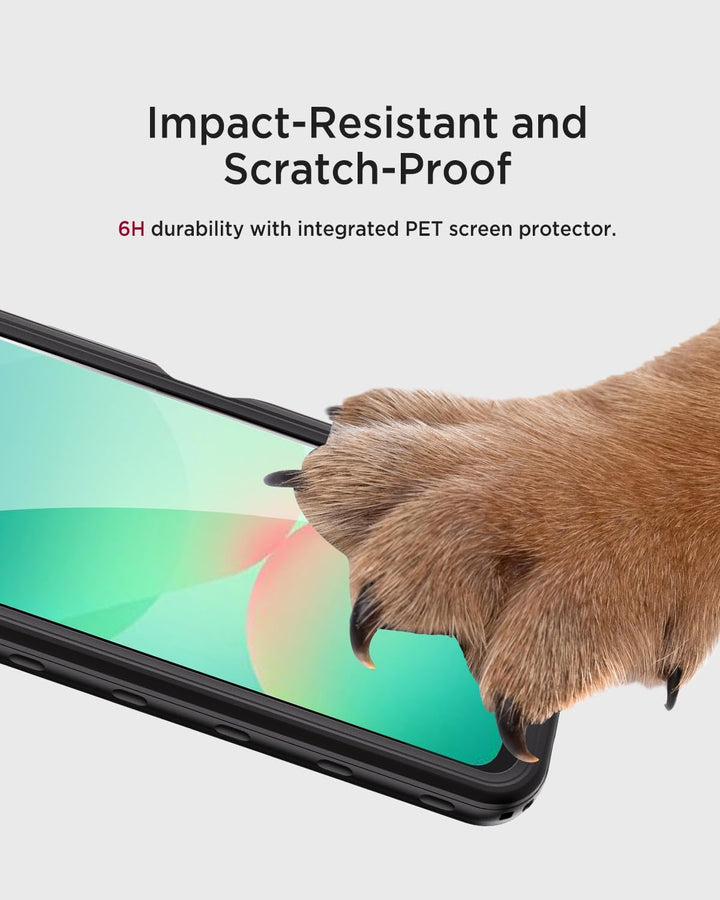 Miimall IP68 Wasserdicht Schutzhülle Kompatibel mit Samsung Galaxy A26 Hülle 360 Grad Full Case mit