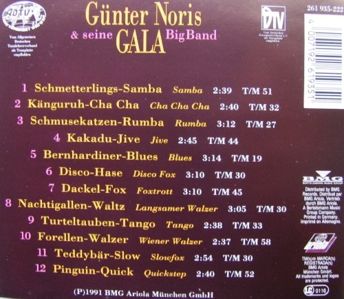 Tanzplatte des Jahres '92, Audio-CD