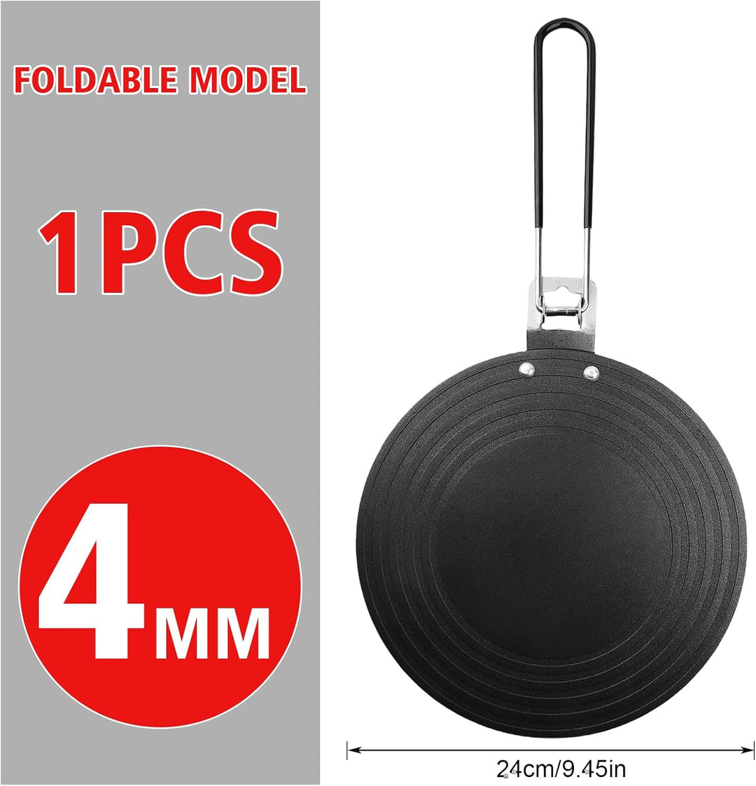 Hitze Diffusor für Gasherd, 24cm Runde Wärmediffusor für Gasherd, Auftauplatte aus Aluminiumlegierun