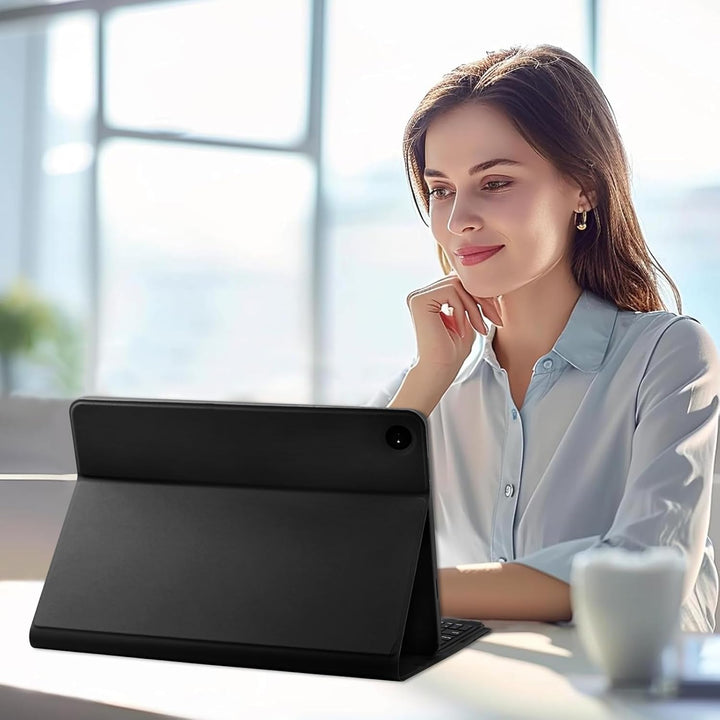 Hülle mit Tastatur für Samsung Galaxy Tab A11+ Plus 11" 2025 / Tab A9+ Plus 11 Zoll 2023,Magnetisch