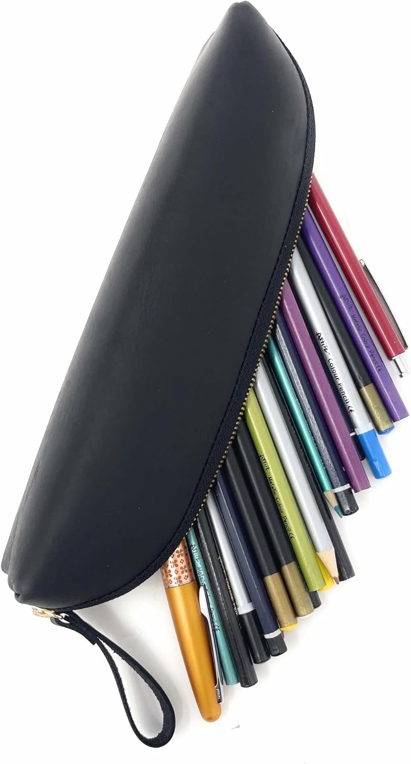 Su.B Federmäppchen - Federtasche - Etui aus Leder - Hergestellt aus Hochwertigem Leder - Passend für